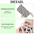 thumbnail image 6 of White Cow Black Spot Pattern Dish Drying Mat for Kitchen 1 Pack, Ultra Absorbent Microfiber Dishes Drainer Mats,16"x18", 6 of 6
