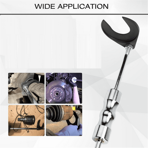 Inner CV Axle Removal Tool 63mm with Nut,Front Wheel Drive Axle Pulley Attachment