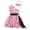 Pink, variant on mgoYE Infant Baby Toddler Girl Halloween Party Dress Up Age Outfit with Headband(Green,12-18 Months)
