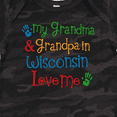 thumbnail image 4 of Inktastic Wisconsin Grandma Loves Me Boys or Girls Baby Bodysuit, 4 of 5