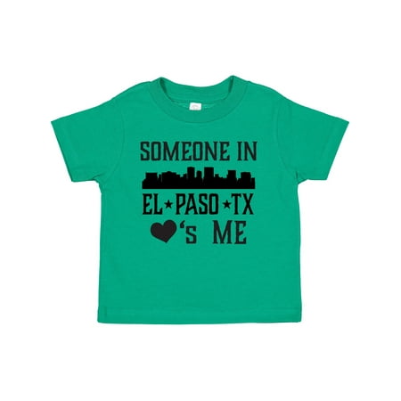 Inktastic El Paso Texas Someone Loves Me Skyline Boys or Girls Toddler T-Shirt