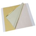 thumbnail image 1 of Hojas de Oro de Imitación de 100 Piezas - Papel de Aluminio Multipropósito para Hogar, Pared, Marco, Viruela, Decoración de Muebles - Champán plata Sunnimix Lámina de hoja de oro de doble tamaño, 1 of 7