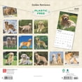thumbnail image 2 of Golden Retrievers 2025 12 X 24 Inch Monthly Square Wall Calendar Foil Stamped Cover Plastic-Free (Wall), 2 of 9