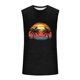thumbnail image 4 of Camiseta sin mangas de cuello redondo para hombre, informal, a la moda, con estampado, deportiva, de poliéster, 4 of 5