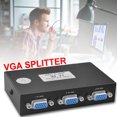 thumbnail image 1 of VGA Switcher 2 In 1 Out VGA Computer Switcher 2 Port VGA Switcher 2 Way VGA Splitter Box Video Switch Monitor Converter Adapter Box 2 Port HD 1920 X 1440 VGA Sharing Switch, 1 of 9