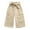 Beige, variant on XBASW 6M-6Y Girls Wide Leg Corduroy Pants for Baby Kids Solid Color Nine Pants Cotton Spring Fall Straight Trousers