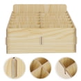 thumbnail image 2 of Multi-grid Phone Storage Box Phone Storage Holder Wooden Phone Box Desktop Storage Box, 2 of 8