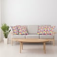 thumbnail image 4 of Ambesonne Rainbow Throw Pillow Cover 4 Pack, Funky Stars Room, 16", Multicolor, 4 of 6