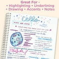 thumbnail image 6 of Zebra Pen Mildliner Double-Ended Creative Highlighter Set - Assorted Colors 5-Pack, 6 of 10