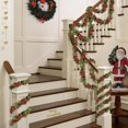 thumbnail image 6 of LQQBOX 50 Ft Christmas Red and Green Tinsel Garland Xmas Tree Decorations Christmas Metallic Twist Garland Ceiling Hanging Decorations for New Year Party Birthday Holiday Indoor Outdoor Supplies, 6 of 7