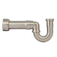 thumbnail image 5 of Westbrass D402NE-1-05 1-1/2" New England Style P-Trap with High Box Flange, Polished Nickel, 5 of 5