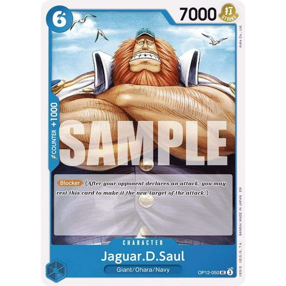 One Piece Legacy of the Master Uncommon Jaguar.D.Saul OP12-050
