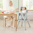 thumbnail image 2 of Infans 8-in-1 Baby High Chair w/ Double-layer Cushions Multifunctional Toddler, 2 of 7
