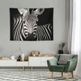 thumbnail image 2 of COMIO Animal Zebra Tapestry Wall Hanging for Bedroom Living Room Dorm Home Decor Wall Tapestry, 40x30 Inches, 2 of 7