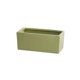thumbnail image 1 of Macetero Rectangular de cerámica con bandeja, artículos for macetas pequeños perforados de escritorio de oficina, verde, Simple, escandinavo, suculento, 1 of 9