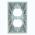 thumbnail image 2 of Metal Light Switch Plate Cover Elegant Green Grape Vine Damask Frame FRA049, 2 of 13