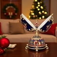 thumbnail image 5 of Huevo musical Nutcracker Ballet en oro de 22 quilates, 5 of 5