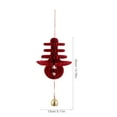 thumbnail image 2 of TABLZONE Red Spring Ornament with Paper and Iron, Versatile Home Decoration for Festive Seasonal Display, 2 of 7