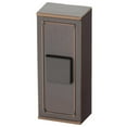 Hampton Bay Wireless Door Bell Push Button, Mediterranean Bronze