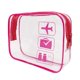 thumbnail image 1 of Neceser de viaje transparente Bolsa para líquidos homologada Bolsa de aseo transparente impermeable Bolsa de maquillaje de viaje de PVC Bolsa de cosméticos transparente portátil, 1 of 4
