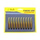 thumbnail image 5 of 20x Jig Wobblers Worm Soft Lures Pesca Artificial Swimbait (Amarillo Blanco), 5 of 5