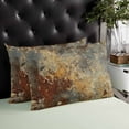 thumbnail image 4 of Brown Gray Throw Pillow Cover 20 x 26 Inch Decorative Pillow Cover Rustic Abstract Gradient Mottled Texture Lumbar Pillowcase Seasonal Rectangle Cushion Case for Couch Sofa Bed Living Room, 4 of 7