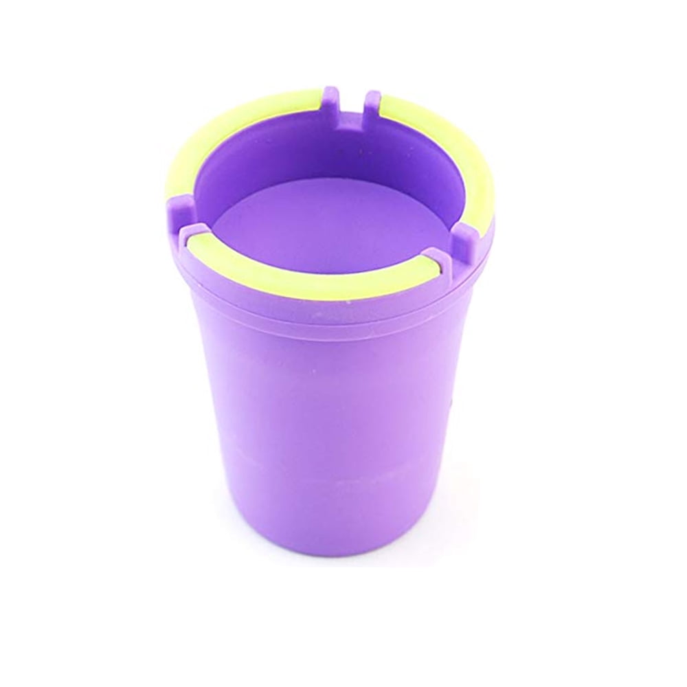 2 X Jumbo Butt Bucket Ashtray Glow In Dark Cigarette Car Cup Ash