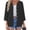 Black, variant on Summer Blouses for Women V Neck Button Down Shirts Casual 3/4 Sleeve Solid Color Cardigan Top Loose Comfy Tunic, Red L