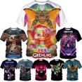 thumbnail image 2 of Camisetas con estampado 3D de Gremlins para hombre y mujer, ropa de calle Harajuku divertida y fresca, de película de comedia, a la moda, nueva, 2 of 4
