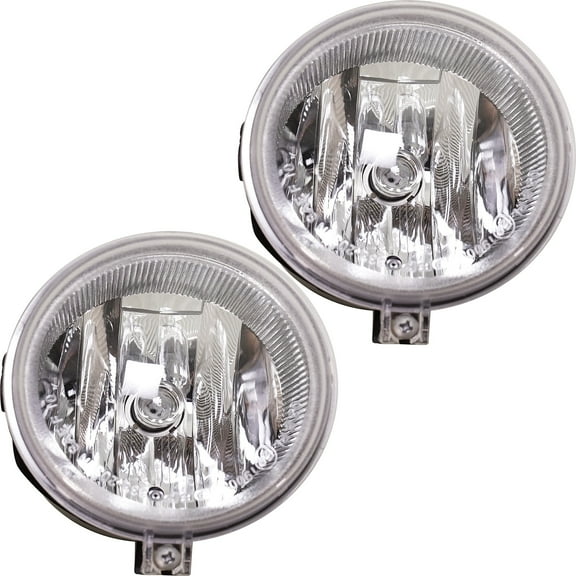 Garage-Pro Fog Light SET Compatible with 2010 Dodge Grand Caravan, Fits 2010-2011 Chrysler Town & Country, Fits 2010 Dodge Charger, Fits 2010 Jeep Compass Front, Driver and Passenger Side