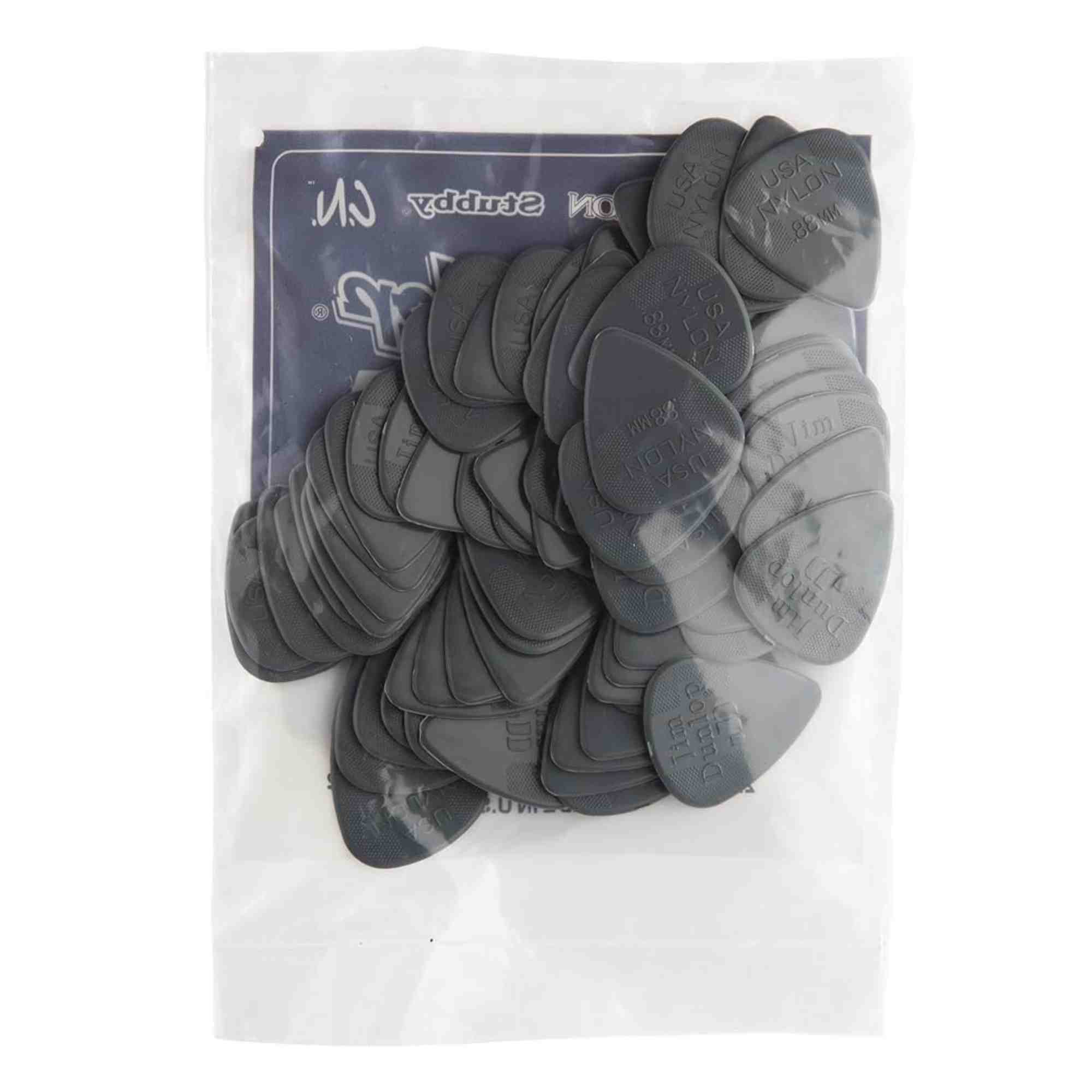 Dunlop 44R88 .88mm Nylon Standard Guitar Picks, 72-Pack