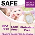 thumbnail image 2 of Amplim Silicone Breast Milk Collector for Breastfeeding, Wearable Manual Breast Pump 4oz, Food-Grade Silicone Milk Catcher, BPA Free Portable Breastfeeding Pump, Brown, 2 of 6