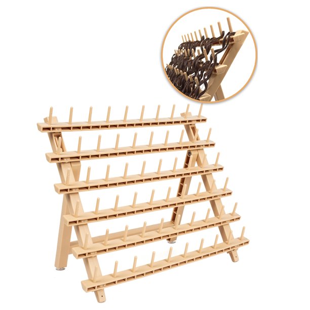 Braiding Hair Rack Braid Rack with 60 Pegs Standing Hair Holder with 60