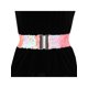 thumbnail image 4 of Cinturones anchos elásticos para mujeres INSPIRE CHIC con hebillas entrelazadas y decoraciones de lentejuelas brillantes para vestidos en color rosa, 4 of 6
