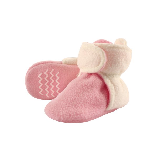 Hudson Baby Hudson Baby Newborn Girl Cozy Fleece Booties Walmart