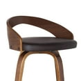 thumbnail image 6 of Armen Living Sonia Modern Faux Leather Counter Stool in Brown, 6 of 10