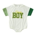 thumbnail image 4 of Baby Outfits Girl Funny Cartoon Print Bodysuit Short Sleeve Sleepers for 6-12 Months, 4 of 4