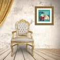 thumbnail image 3 of Phillips, Anita 12x12 Gold Ornate Wood Framed with Double Matting Museum Art Print Titled - Nose to Nose - Aqua, 3 of 4