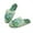 Green Eucalyptus Leaves, variant on Xoenoiee Green Hunting Camo Print Open Toe Slippers for Women Men Memory Foam Slip On Cotton House Slippers Flannel Bedroom Shoes, 4.5-5 Women/3.5-4.5 Men