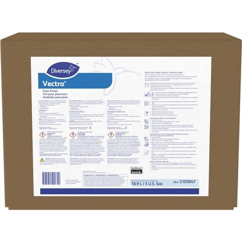 Diversey Vectra Floor Finish - 5 Gallon Bucket, Professional-Grade Shine & Protection For Hard Floors 7 thumbnail image