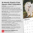 thumbnail image 6 of Samoyeds | 2025 12x24" (Hanging) Square Wall Calendar | Plastic-Free | BrownTrout, 6 of 9