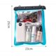 thumbnail image 3 of Bolso cruzado transparente transparente impermeable con cremallera bandolera de hombro para hombres/mujeres, compras/playa/viajes resistente al agua Xemadio HMJM166-4, 3 of 5