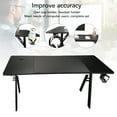 thumbnail image 4 of Computer Desk, Non Deform Gaming Table Environmentally Friendly with Earphone Hook for Work, 4 of 7