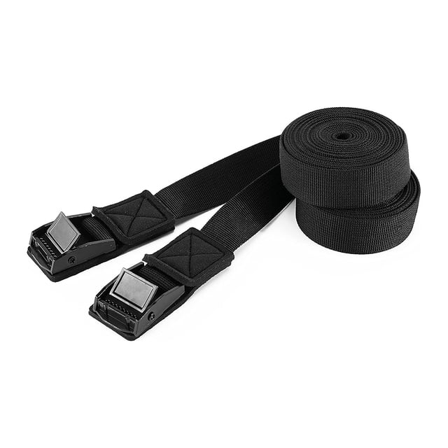 1 par de correas universales de amarre de nailon para techo de camión de coche, bicicletas de liberación rápida, equipaje, canoa, tablas de Ropa Deportiva, Zapatos Type1 Bolsa esmerilada de 300 cm. Eigraketly OD026413-01