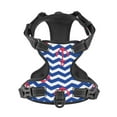 thumbnail image 4 of Picia Nautical Anchors No-Pull Dog Harness Reflective Front Clip Vest with Handle,Step-in Air Dog Harness,Adjustable 2 Metal Rings 4 Buckles,Easy to Put on & Take Off Medium, 4 of 9
