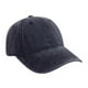 thumbnail image 3 of EeaseMX Gorra de béisbol de algodón con visera ajustable, estilo retro, de sarga lavada, para hombre y mujer (negra), 3 of 7