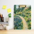 thumbnail image 2 of FORMRS Acrylic Clipboard with Low Profile Clip Standard A4 Letter Size, 12.5" x 9", Art Garden Scene, 2 of 8