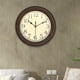 thumbnail image 5 of Reloj de pared redondo de estilo retro, silencioso, sin tictac, de 12 pulgadas, para colgar Bronce antiguo, 5 of 7