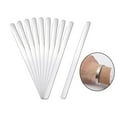 thumbnail image 4 of Juego de 10 pulseras de aluminio en blanco para personalizar regalos y hacer joyas. Medio, 4 of 9