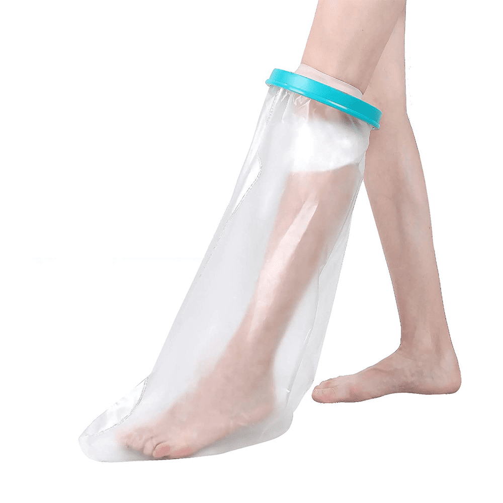 Waterproof Cast Cover For Shower - Reusable Leg/Foot Protector For Broken Ankle, Bandages, Burns